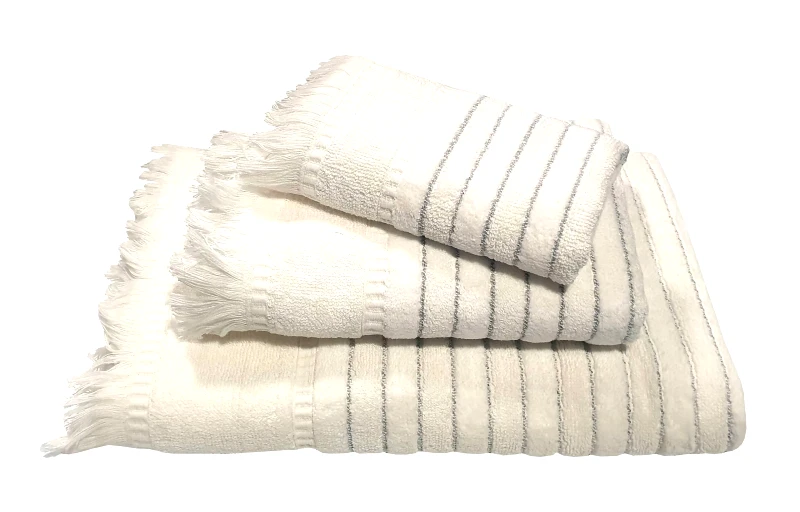 Le Blanc Πετσέτα Le Blanc Πεννιέ Ζακάρ 550gr/m2 PAROS White Χειρός 30x50