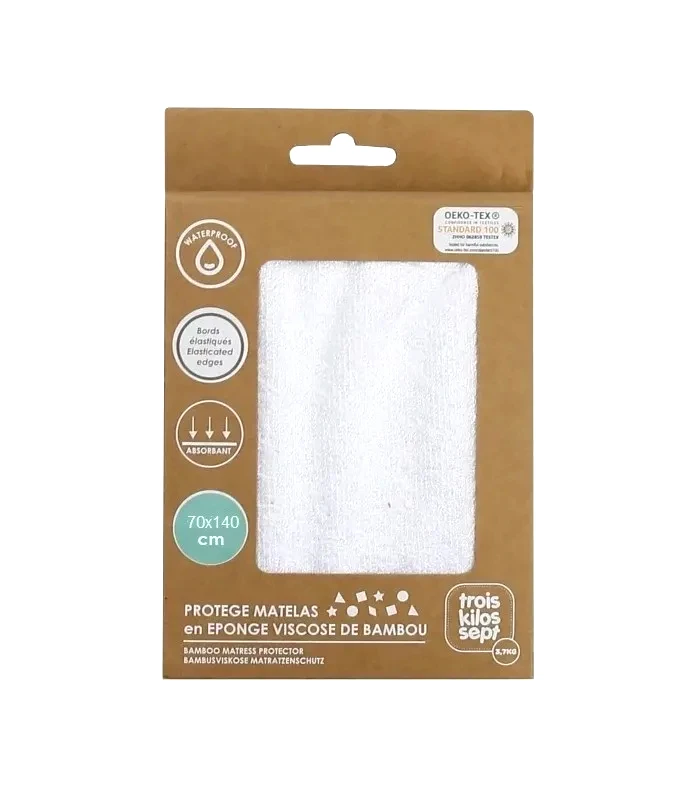 Baby Oliver Προστατευτικο Στρωματος 70Χ140 Βαμβοο Trois Kilos Sept
