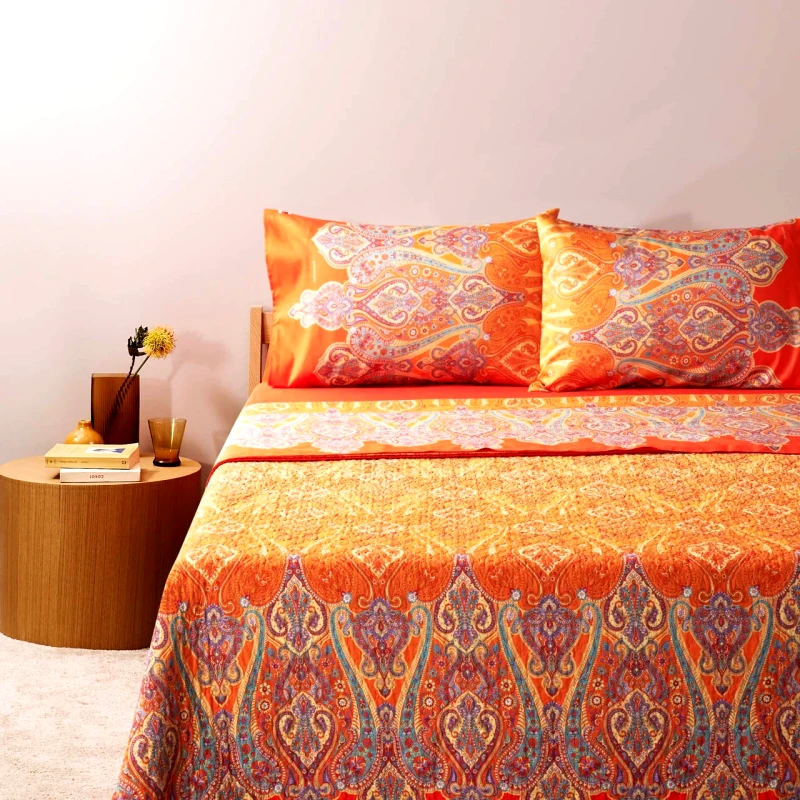 Bassetti Σετ Σεντόνια King Size Bassetti Granfoulard Ragusa Gold 250x280