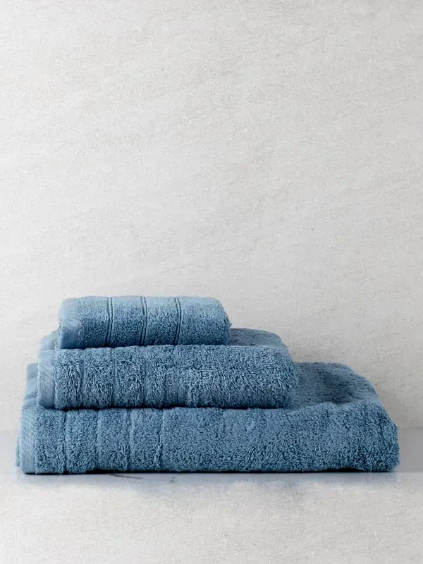 anesis Πετσέτα Προσώπου Anesis Cotton Pennie Aqua 50x100