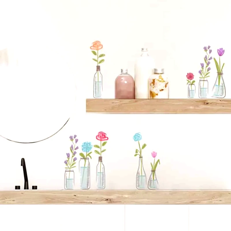 Ango Αυτοκόλλητα Τοίχου Βινυλίου Ango Little Vases 54119