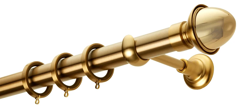 Zogometal Κουρτινόβεργα Zogometal Classique Collection CL0059 Όρο Ματ/Όρο