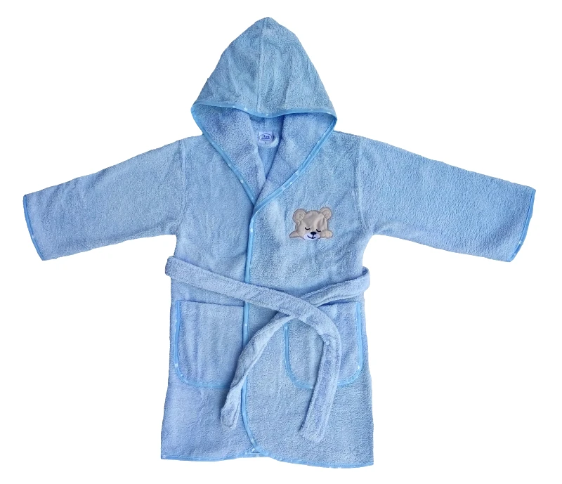 Dimcol Μπουρνούζι Dimcol Sleeping Bears Cub 13 Σιέλ No2