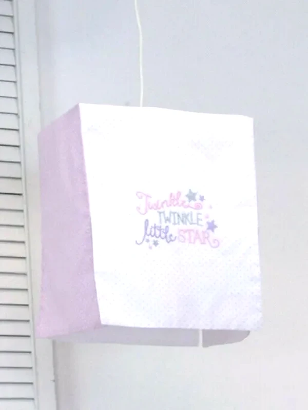 Baby Oliver Τετράγωνο Φωτιστικό Οροφής Baby Oliver Des.352 - Twinkle Twinkle 29x29x37