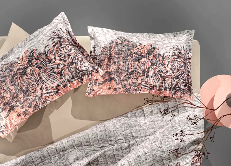 Guy Laroche Ζεύγος Μαξιλαροθήκες Oxford Guy Laroche Artizan Coral 50x70 Oxford