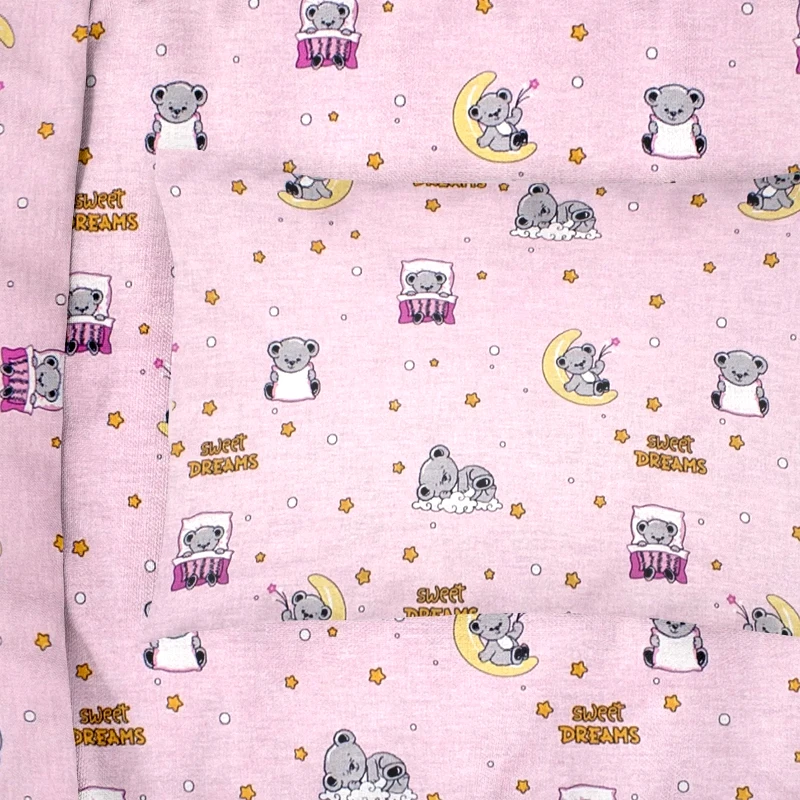 Dimcol Βρεφική Μαξιλαροθήκη Dimcol Sweet Dreams 550 Pink 35x45