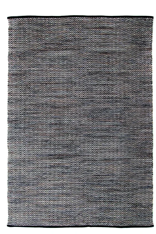 Royal Carpet Χαλί Royal Carpet Urban Cotton Kilim Venza Black 130x190