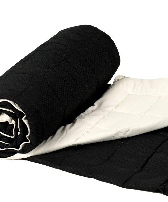 Silk Fashion Πάπλωμα Υπέρδιπλο Silk Fashion 11053 Μαύρο/Ivory 220x240