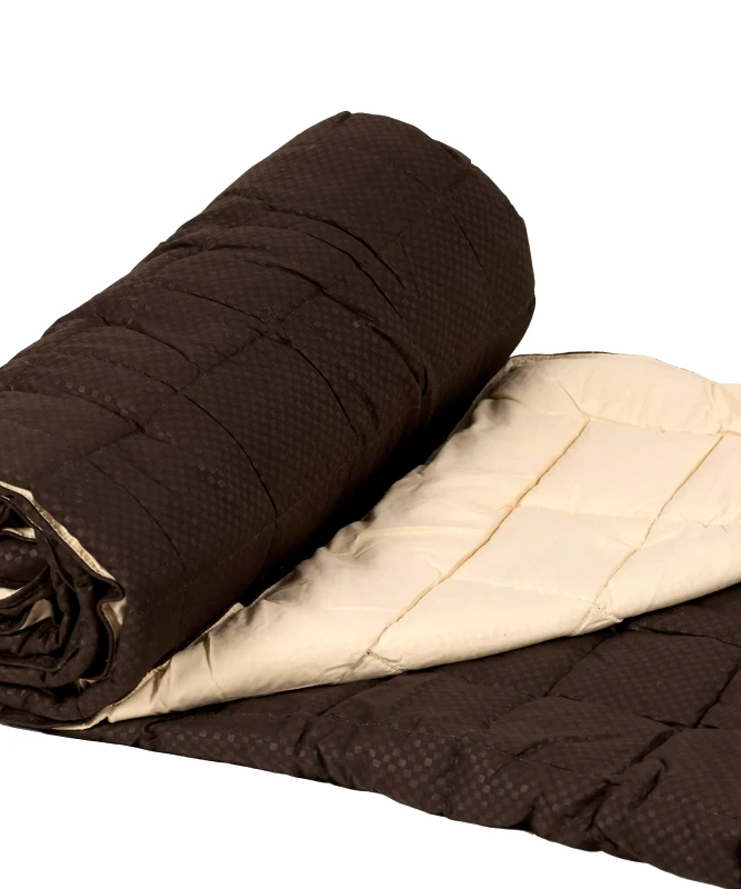 Silk Fashion Πάπλωμα Μονό Silk Fashion 11053 Καφέ/Μπέζ 160x220