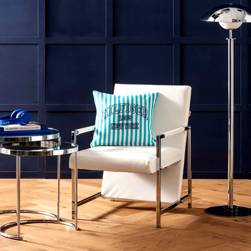 Tommy Hilfiger Μαξιλαροθήκη Διακόσμησης Tommy Hilfiger Montauk Τυρκουάζ 40x40