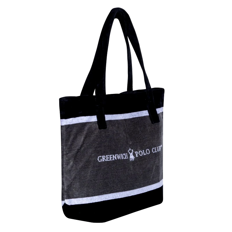 Greenwich Polo Club Τσάντα Θαλάσσης Greenwich Polo Club 55x40 3865 Γκρί- Λευκό- Μαύρο