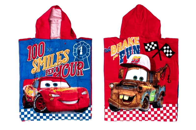 Dimcol Πόντσο Παραλίας Dimcol Disney Cars 06 Digital Print 50x115