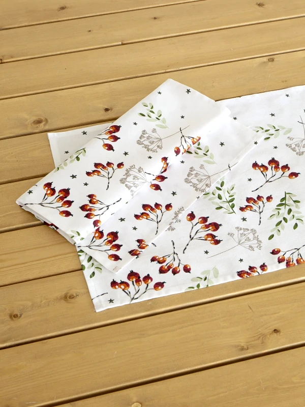 Nima Σετ Χριστουγεννιάτικα Σουπλά 2 Τεμαχίων Nima Mistletoe 35x50