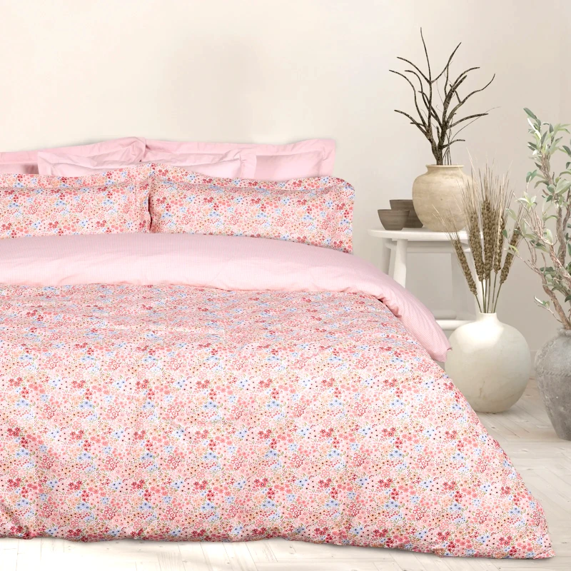 Das Home Σετ Σεντόνια Υπέρδιπλα 4 Τεμαχίων Das Home 9671 Pink- Salmon 240x260
