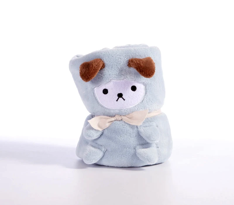 Nef - Nef Βρεφική Κουβέρτα Fleece Αγκαλιάς Nef-Nef Lovely Sheep L.Blue 80x110