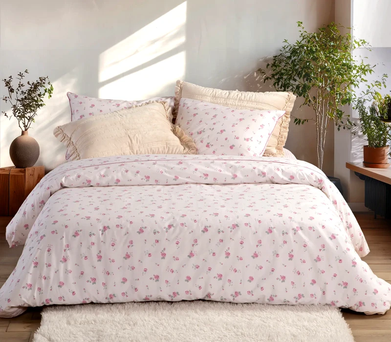 Nef - Nef Σετ Σεντόνια King Size 4 Τεμαχίων Nef-Nef Loraley Pink 280x270