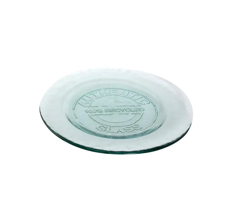 Nef - Nef Πιάτο Από Ανακυκλωμένο Γυαλί Nef-Nef Authentic 28Cm Natural