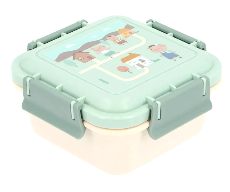 TUTETE Φαγητοδοχείο με καπάκι ασφαλείας 3 Little Pigs - Tutete