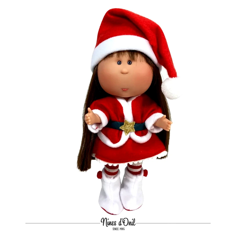 Nines d' Onil Κούκλα Mia Christmas Collection Κόκκινη Nines D'Onil Σε Θήκη NDO-3495