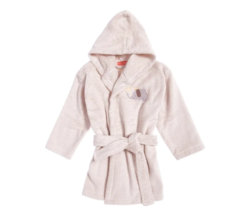 Nef - Nef Βρεφικό Μπουρνούζι Nef-Nef Happy Days Greige 02