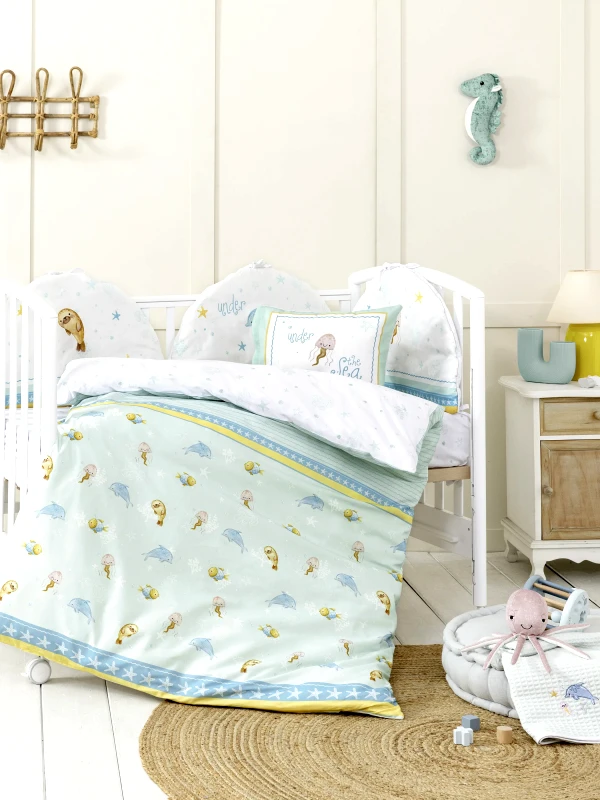 Nima Κουβερλί Κούνιας Nima Sea Love 100x140