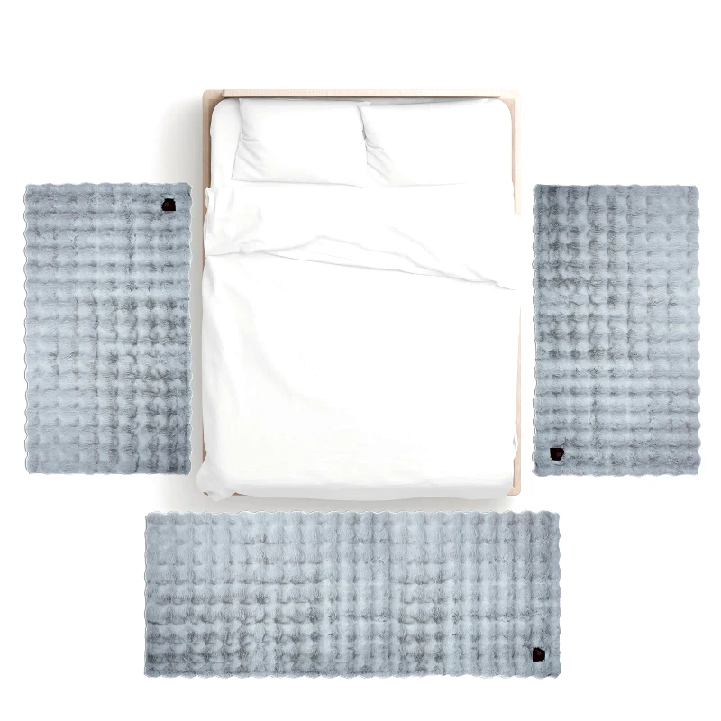 Greenwich Polo Club Χαλί Γούνινο Greenwich Polo Club 3112 Grey 75x140