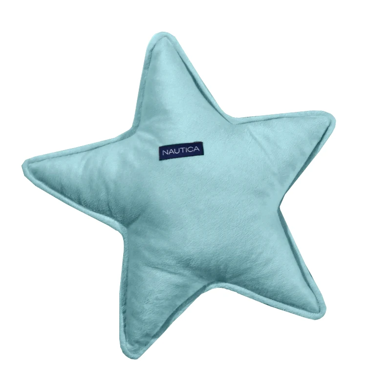 Nautica Nautica Des. 907 Διακοσμητικό Μαξιλάρι Βελουτέ Αστέρι Μέντα Σκούρο 37x37