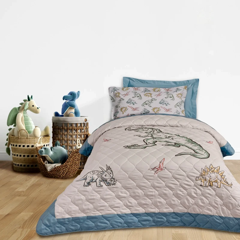 DAS KIDS Παιδικό Κουβερλί Μονό Das Home 4930 Blue- Grey 160x220