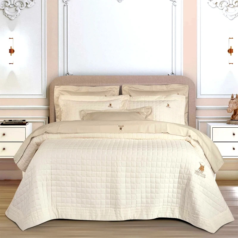 Greenwich Polo Club Κουβερλί King Size Greenwich Polo Club 2355 Ecru 240x250