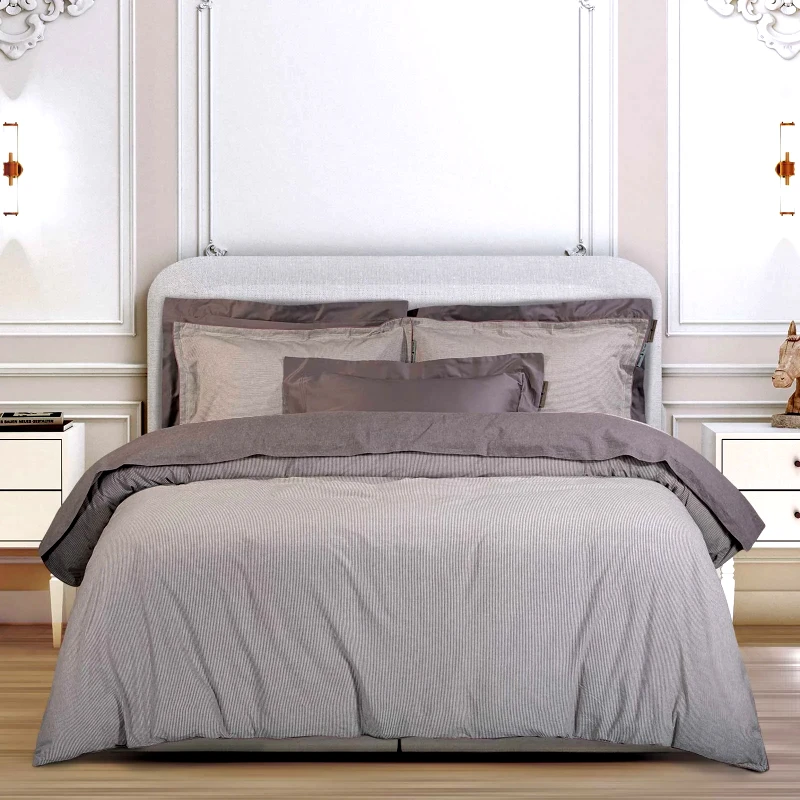 Greenwich Polo Club Σετ Παπλωματοθήκη Υπέρδιπλη 3 Τεμαχίων Greenwich Polo Club 2295 Grey 220x240