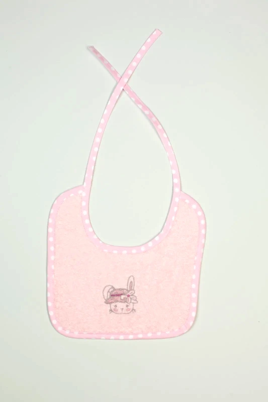 Dimcol Σαλιάρα Dimcol Rabbit Girl 146 Ροζ 25x25