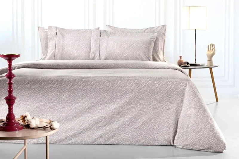 Guy Laroche Σετ Σεντόνια Φανελένια Μονά 3 Τεμαχίων Guy Laroche Ava Melanze 170x265