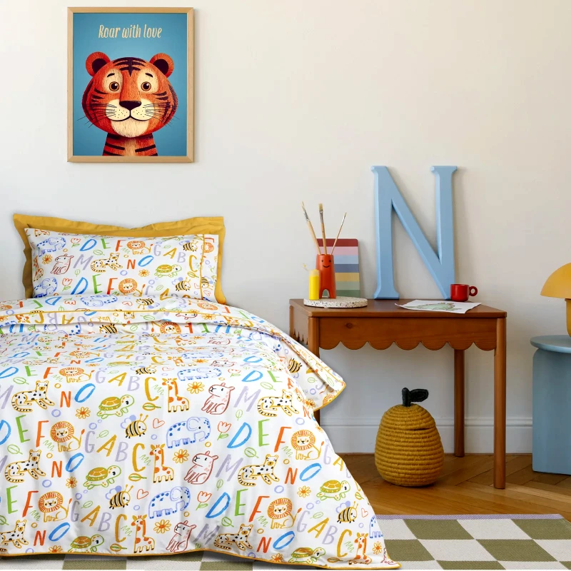 DAS KIDS Σετ Παιδική Παπλωματοθήκη Μονή 2 Τεμαχίων Das Kids 4970 Multicolor 160x240