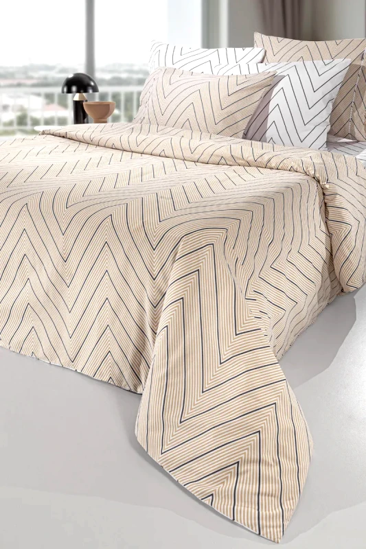 Guy Laroche Σετ Παπλωματοθήκη Μονή 2 Τεμαχίων Guy Laroche Canyon Natural 165x225