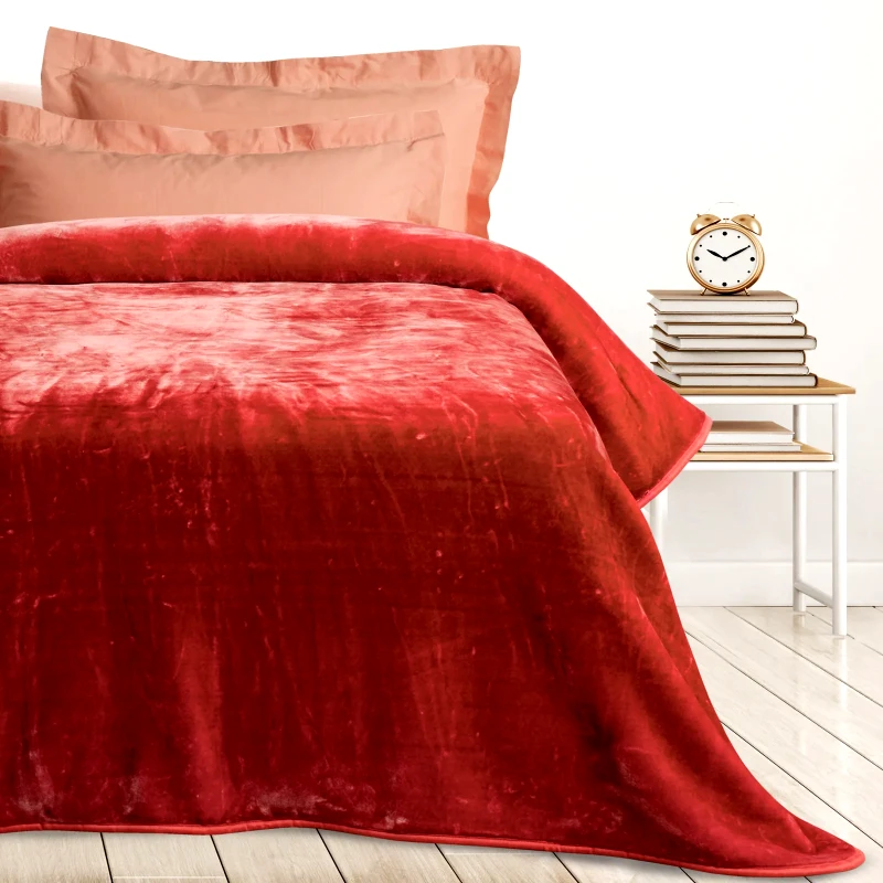 Das Home Παιδική Κουβέρτα Βελουτέ Μονή Das Kids 0295 Nude 160x220
