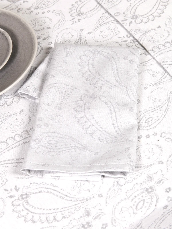 Nima Σετ Πετσέτες Φαγητού 4 Τεμαχίων Nima Flow Gray 25x25