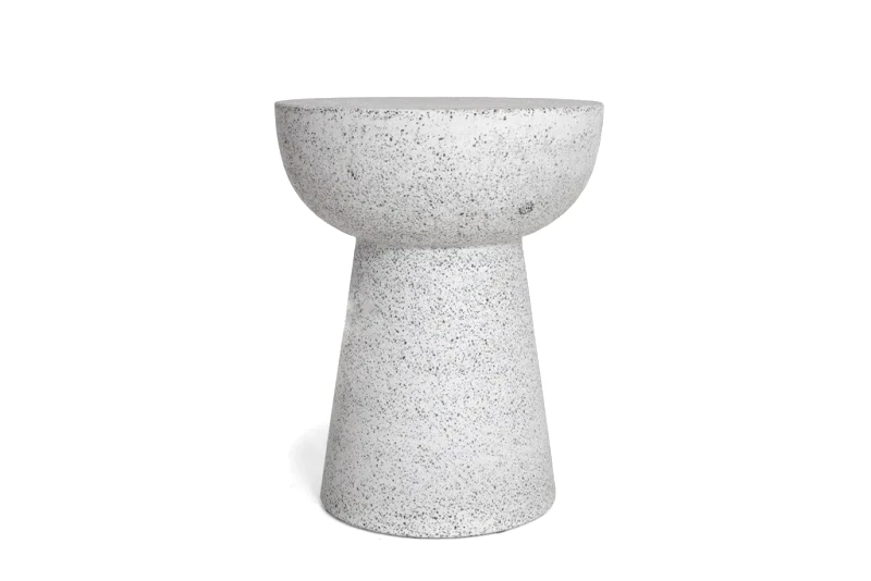 SOULWORKS Σκαμπό Noria Terazzo Grey Black (41x41x54) Soulworks 0800005