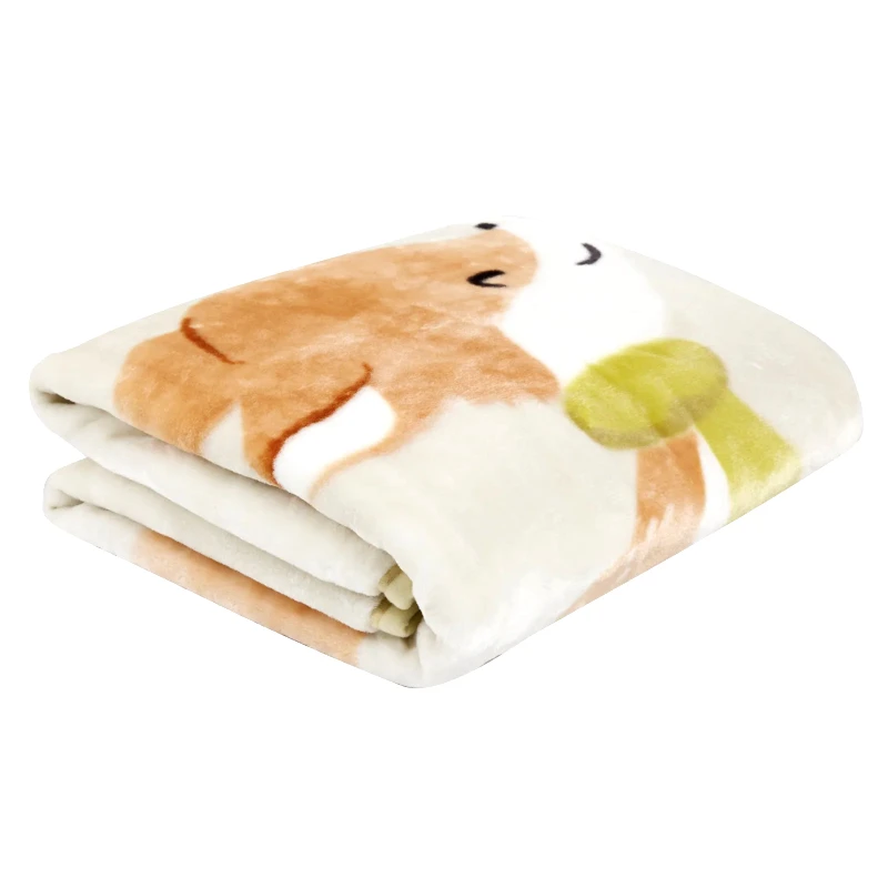 DAS BABY Κουβέρτα Βελουτέ Κούνιας Das Baby 4978 Beige-Teracotta 110x140