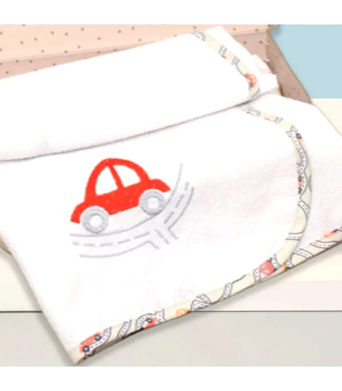 Baby Oliver Πάνα Φανελλένια 100% Cotton 80x80 200 γρ/τμ Design 214-1 Baby Oliver-5210018135662