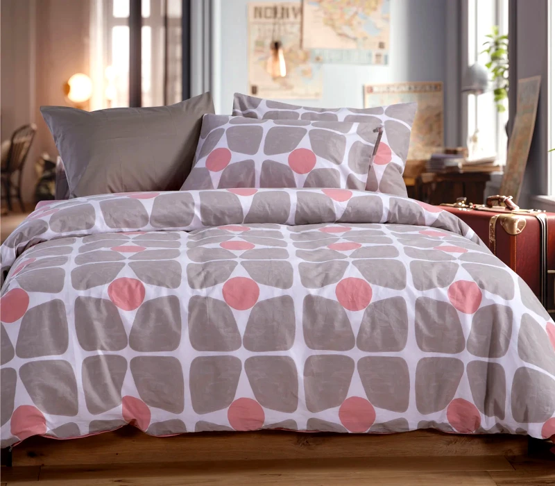 Nef - Nef Σετ Σεντόνια Διπλά 4 Τεμαχίων Nef-Nef Casual Coreo Beige 200x270