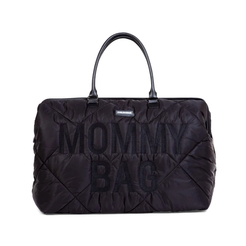 Childhome Τσάντα Αλλαγής Childhome Mommy Bag Puffered Black BR75833