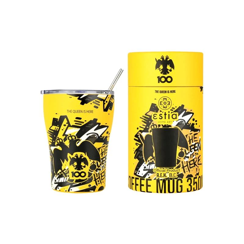 Estia Estia Θερμός Coffee Mug Aek Bc Edition The Queen Is Here 350Ml