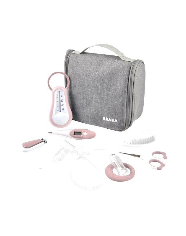 BEABA Τσάντα Περιποίησης Μωρού Beaba Old Pink 9τεμ BR79276