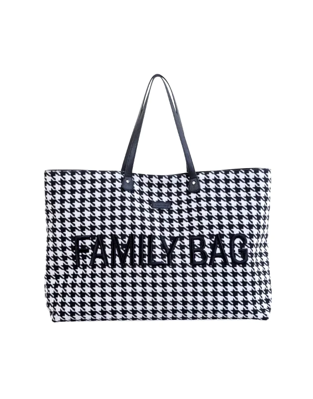Childhome Τσάντα Αλλαγής ChildHome Family Bag Pied de Poule black BR77799