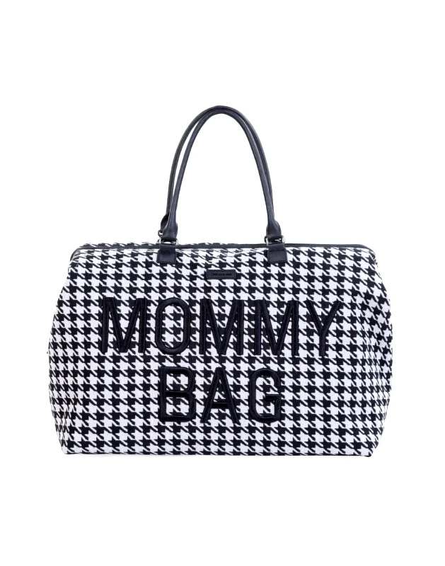Childhome Τσάντα Αλλαγής ChildHome Mommy Bag Pied de Poule black BR77798