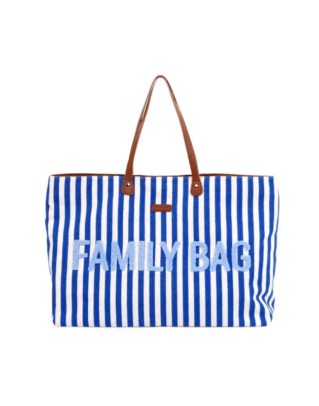 Childhome Τσάντα Αλλαγής ChildHome Family Bag stripes electric blue/light blue BR78259