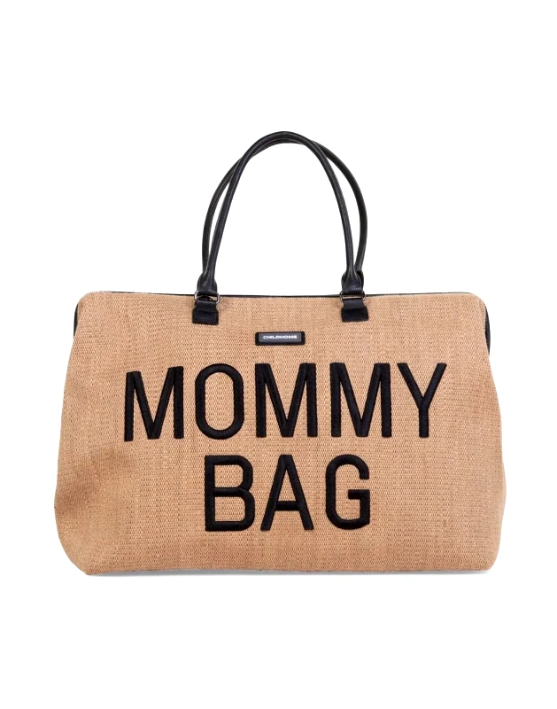 Childhome Τσάντα Αλλαγής ChildHome Mommy Bag Large Raffia BR77379