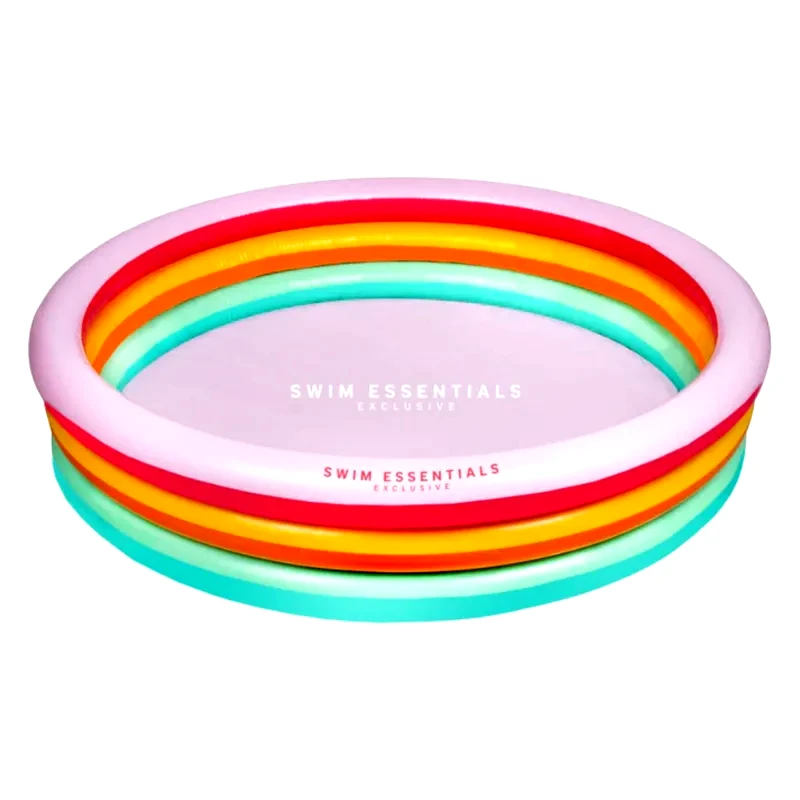 Swim Essentials Φουσκωτή Πισίνα Essentials Rainbow Με 3 Αεροθαλάμους 150εκ.