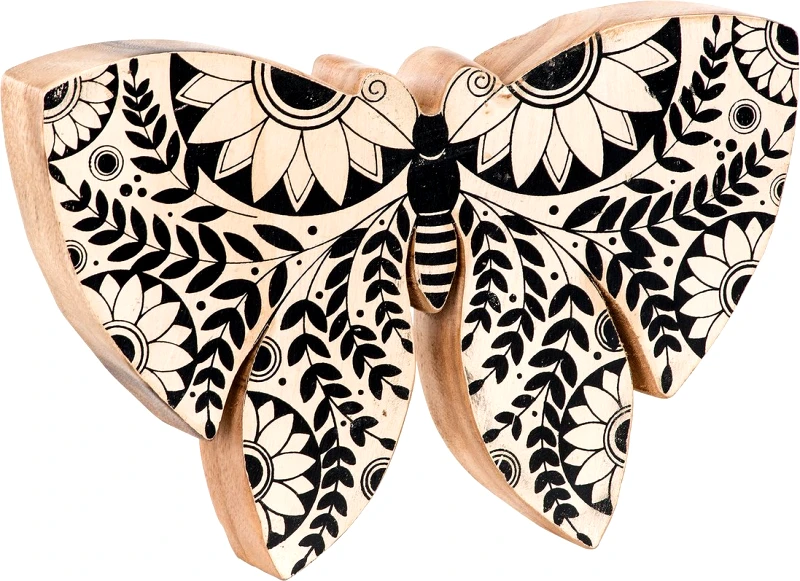 PoliHome Φιγούρα διακόσμησης Butterfly White