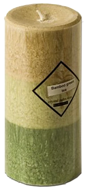 PoliHome Αρωματικό κερί κορμός Bamboo Green Tea 15cm